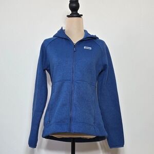 Orvis Full Zip Hooded Fleece Jacket – Blue – Size S‎